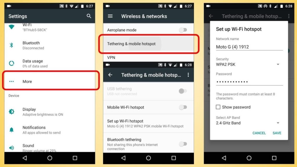 Andriod Hotspot